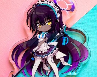 Karin - 3.5" Acrylic Charm (Double Sided)