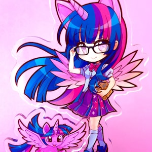 Twilight Sparkle - 4&quot; Double-sided Acrylic Standee