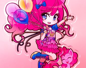 Pinkie Pie - 4" Double-sided Acrylic Standee