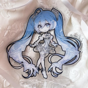Strawberry Miku - 4.5&quot; Double-sided Acrylic Standee