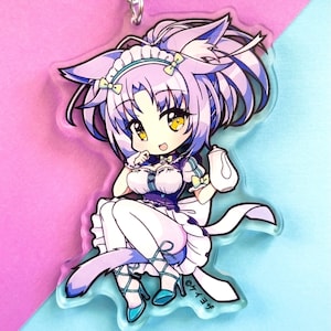 Cinnamon 3.5&quot; Acrylic Charm (Double Sided)