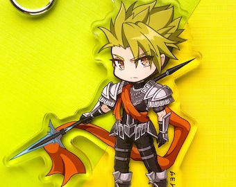 Achilles 3.5" Acrylic Charm (Double Sided)