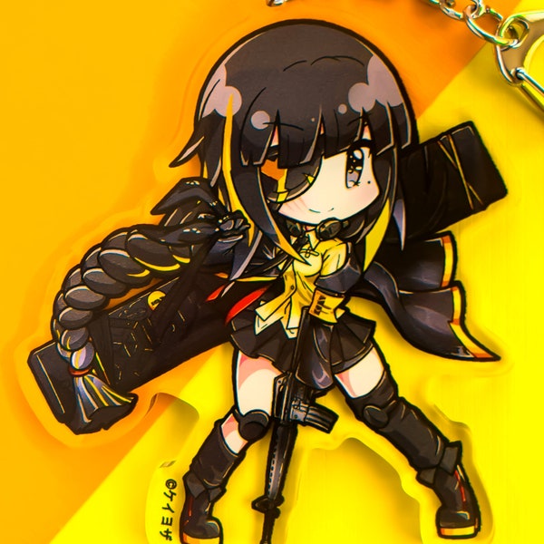 M16A1 3" Acrylic Charm (Double Sided)