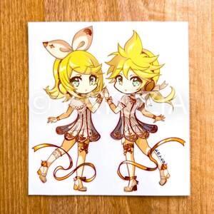 Rin and Len Symphony - 6" Transfer Sticker