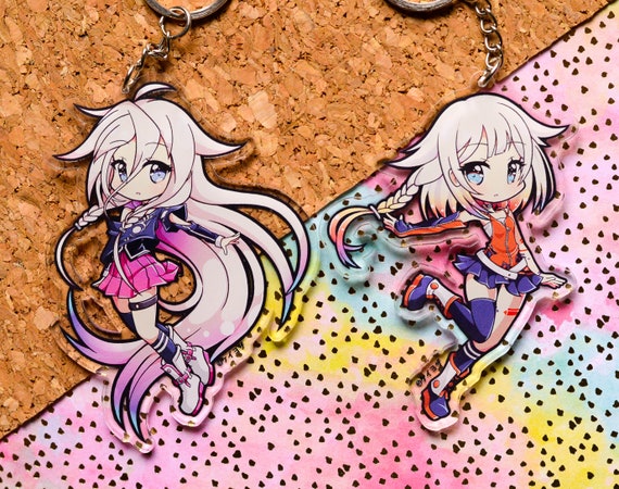 Vocaloid Ia And One 3 Acrylic Charms Double Sided Etsy Vocaloid Ia And One 3 Acrylic Charms Double Sided Etsy