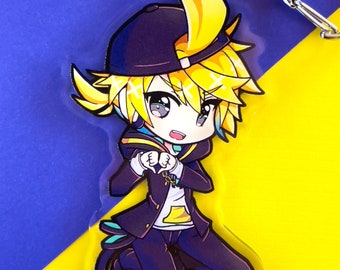 VOCALOID - Bring it on! Len Kagamine 3.5" (Double Side) Acrylic Charm