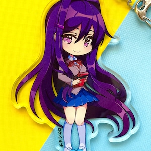 Doki Doki Literature Club+ - Yuri Plus (Double Sided) 3.5&quot; Acrylic Charm