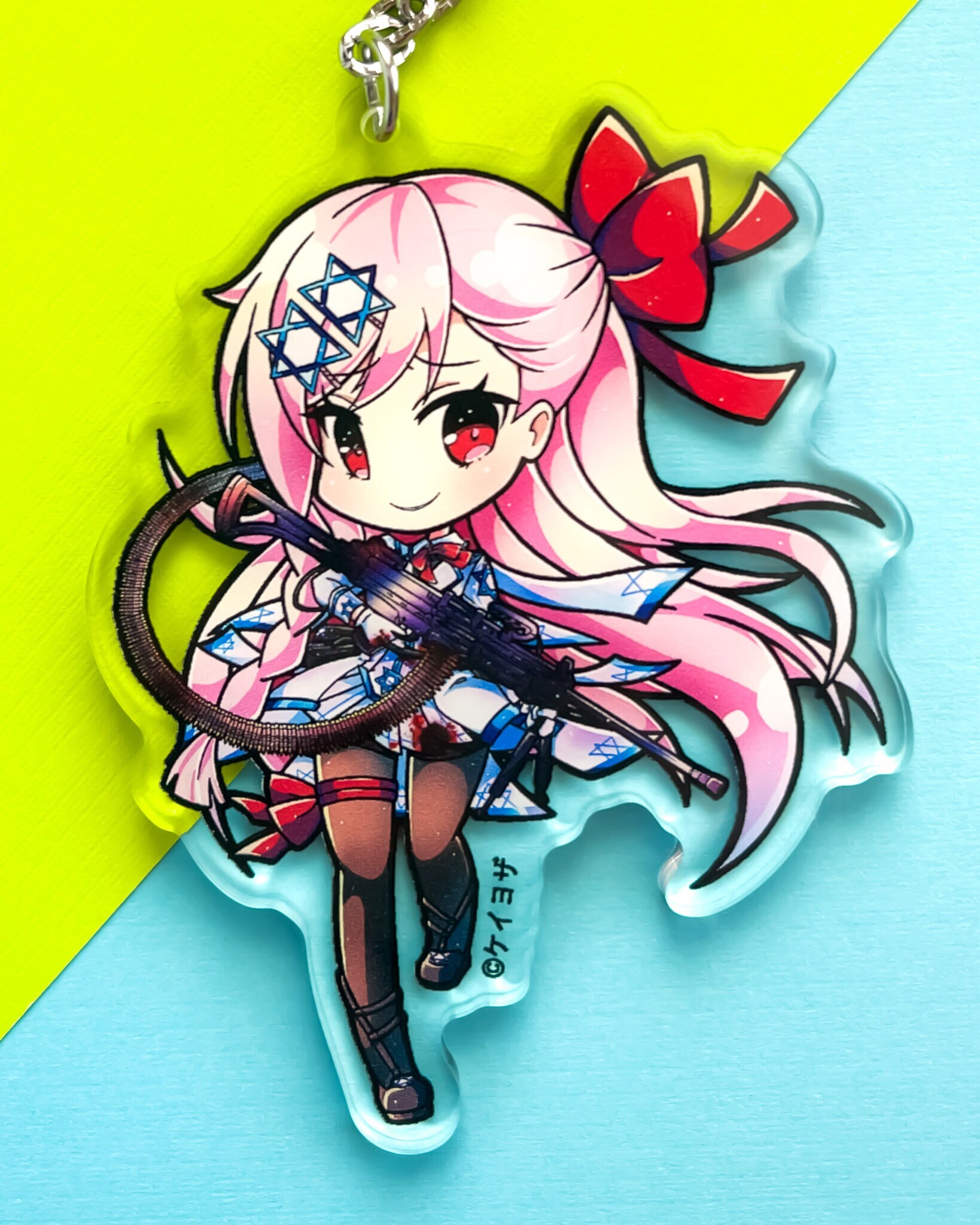Girls' Frontline - Negev 3.5" Acrylic Charm (Double Sided)