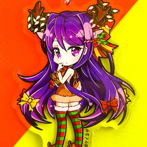 Doki Doki Literature Club - Yuri Rentier (Doppelseitig) 3,5 &quot;Acrylanhänger