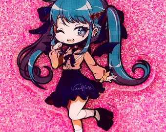 Hatsune Miku - The Vampire 3.5" (Double Sided) Acrylic Charm