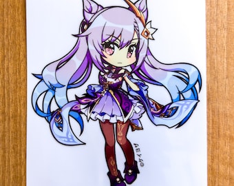 Keqing - 15cm Transfer Sticker