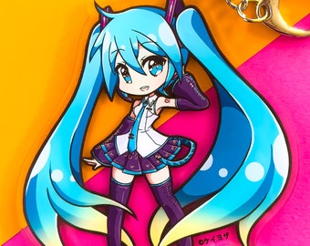 Hatsune Miku V3 3.5" (Double Sided) Acrylic Charm