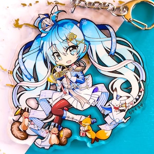 Snow Miku 2020 3.5&quot; Acrylic Charm (Double Sided)