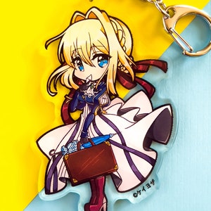 Violet Evergardn 3.5" Acrylic Charm (Double Sided)