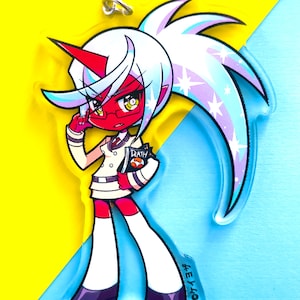 Kneesocks 3.5&quot; Acrylic Charm (Double Sided)