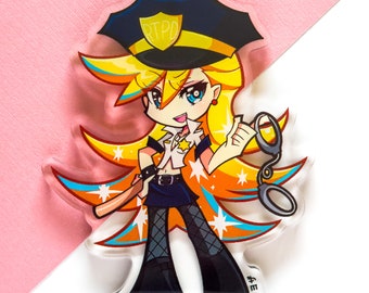 Police Panty 3.5" Acrylic Charm (Double Sided)