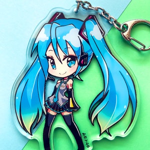 Hatsune Miku 3.5&quot; Acrylic Charm (Double Sided)