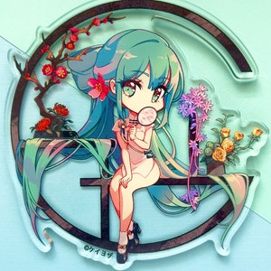 Hatsune Miku - Shaohua 4" (Double Sided) Acrylic Charm