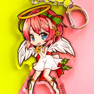 Doki Doki Literature Club - Sayori Angel (Double Sided) 3.5&quot; Acrylic Charm
