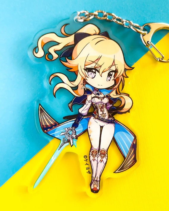 Genshin Impact Jean Acrylic Charm (Double Sided)