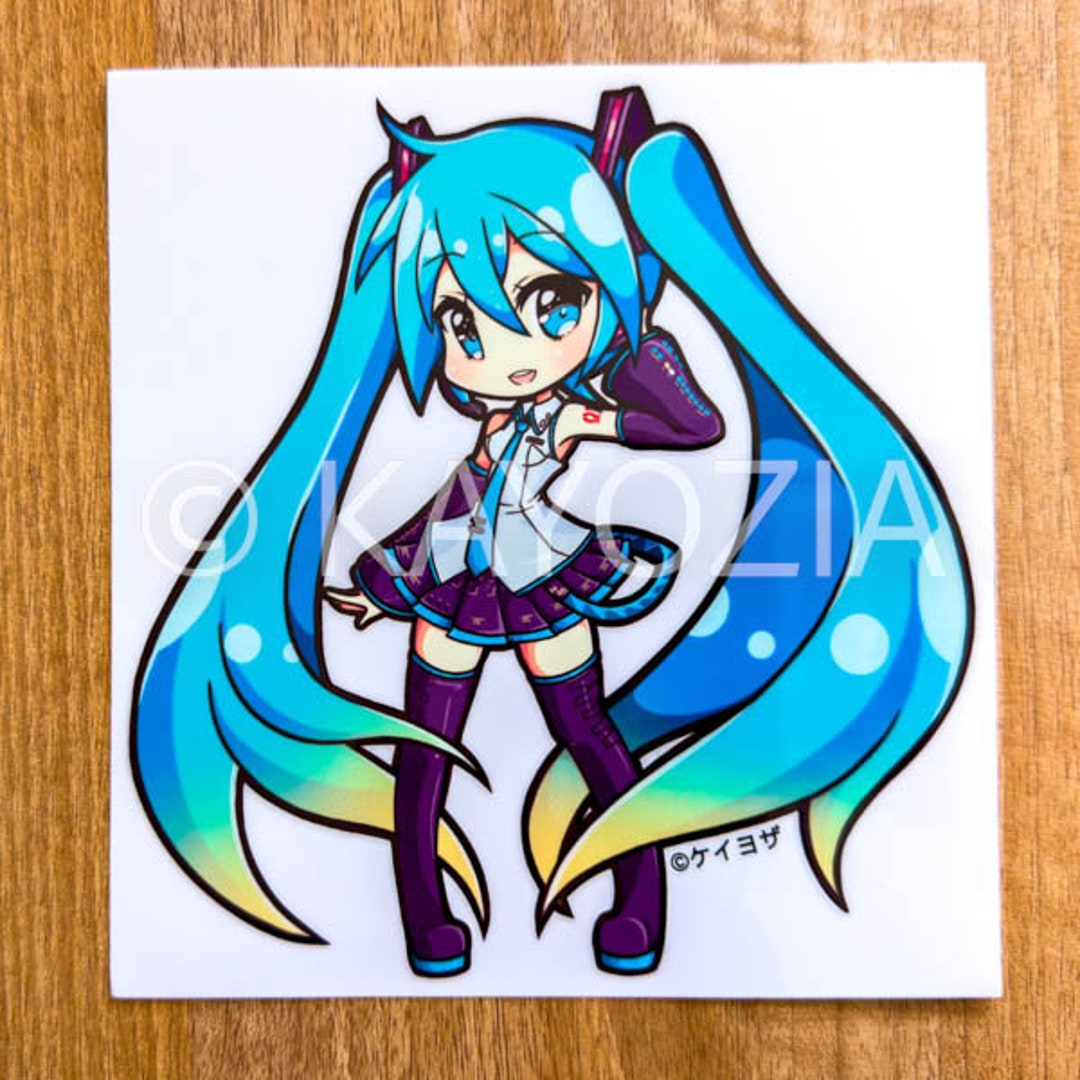Hatsune Miku V3 6 Transfer Sticker Etsy