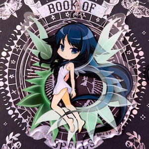 Saya 3.5&quot; (Double Sided) Acrylic Charm