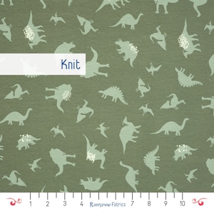 Dinosaur jersey knit fabric shop