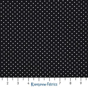 KAUFMAN - Black And White - White - #5165- - ELC-73869-1 784626295742 Quilt  Fabric