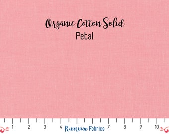 Cirrus Solids -  Petal | Cloud9 Fabrics | GOTS Certified Organic Quilting Cotton Fabric By the Yard, Fat Quarters