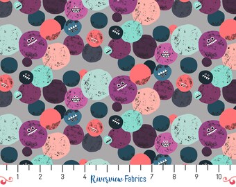 Tela Planetas cortada a medida, Colección Across The Universe, Telas Cotton+Steel, 100% algodón para acolchado, Fat Quarters, Espacio exterior, Lunares