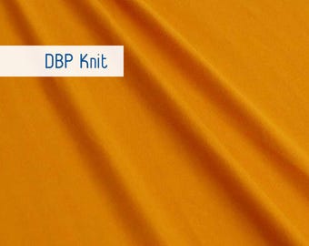 Solid Jersey Knit Fabric by the Yard, Orange, Double Brushed Polyester, Fabric Merchants, Apparel Fabric, Soft, Clothing, DBP