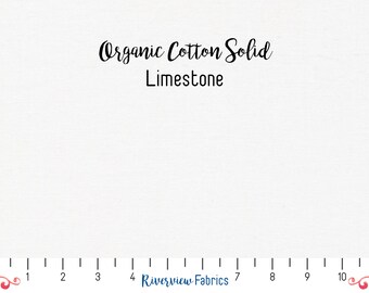 Cirrus Solids -  Limestone | Cloud9 Fabrics | GOTS Certified Organic Quilting Cotton Fabric By the Yard, Fat Quarters