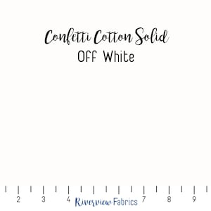 Confetti Cotton Solids - Off White | Riley Blake Designs | Quilting Cotton Fabric By the Yard, Fat Quarters