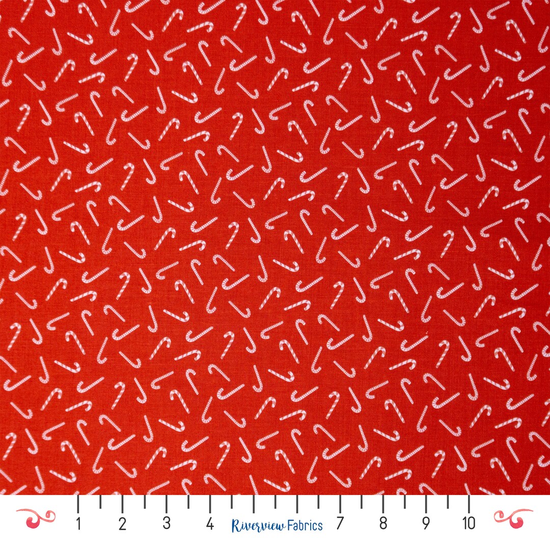 RED Glitter Candy Cane Fabric Iron On Transfer Patch Tshirt Vinyl Christmas DIY - Foto 14