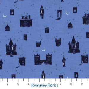 From Porto With Love - Evora - Blue | Cotton+Steel Fabrics | Quilting Cotton Fabric By the Yard, Fat Quarters