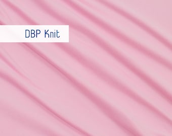Solid Jersey Knit Fabric by the Yard, Baby Pink, Double Brushed Polyester, Fabric Merchants, Apparel Fabric, Soft, Clothing, DBP