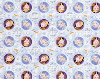 Frozen 2 Fabric by the Yard, Licensed Disney Fabric, Springs Creative, Quilting Cotton, 100% Cotton, Fat Quarters