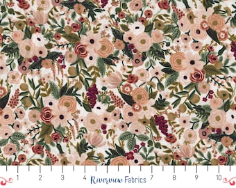 Rifle Paper Co.  Fabric By the Yard, Petite Garden Party, Pink, Garden Party Collection, 100% Quilting Cotton, Fat Quarters, Rose
