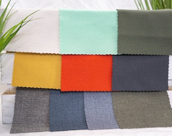Canvas Swatch - Recycled Polyester and Cotton | Fabric Samples | Eco-friendly Sustainable Fabric Made from Plastic Bottles