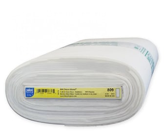 Estabilizador de tela Pellon® Décor Bond® cortado a medida, blanco, 100 % poliéster, entretela para decoración del hogar y proyectos de manualidades.