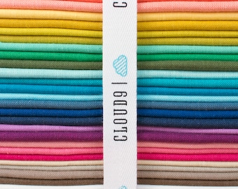 Cirrus Solids Swatch - Multiple Colors - Organic Cotton | Cloud9 Fabrics