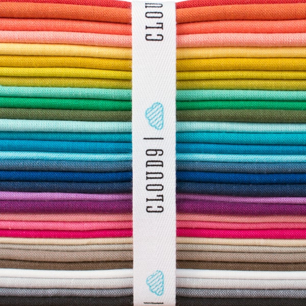 Cirrus Solids Swatch - Multiple Colors - Organic Cotton | Cloud9 Fabrics