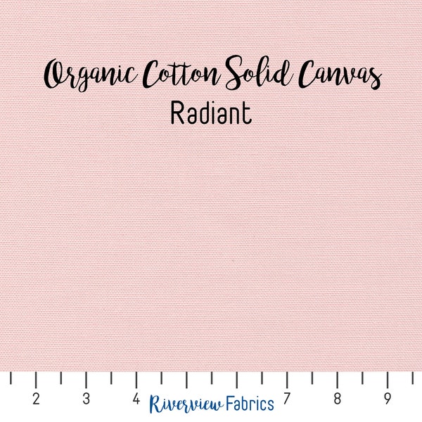 Canvas Solids - Radiant | Cloud9 Fabrics | GOTS Certified Organic Cotton Canvas Fabric By the Yard, Fat Quarter