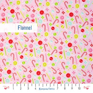 Candy Flannel By the Yard, Pink, Riley Blake Designs, 100% Cotton, Fabric By the Yard, Fat Quarters
