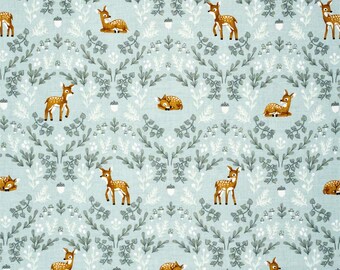 Tissu motif faon bébé au mètre : coton à patchwork