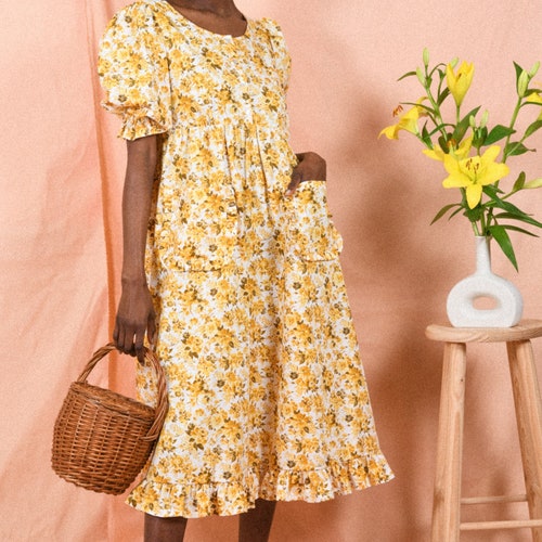 BOHO MAXI Dress/boho Floral Dress/maxi 