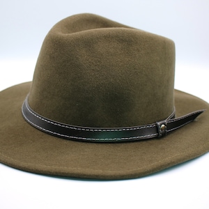 Handcrafted Fedora Felt Hat - Classic Wool, Artisan Elegance by Made By Nativos