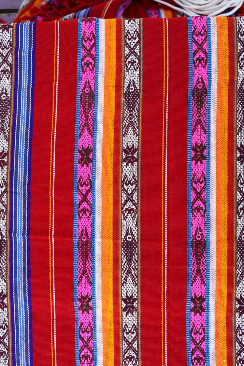 Hammock Burgundy Double Inca Pattern Handmade Indoor Outdoor Bohemian Vintage Garden Gift