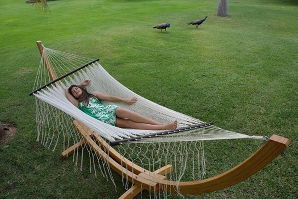American Hammock Double Handmade Natural Patterns Vintage Etsy