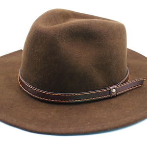 Handcrafted Fedora Felt Hat - Classic Wool, Artisan Elegance by Made By Nativos